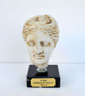 Hygeia Ancient Greek Goddess Of Health Head Statue Miniature Sculpture Artifact
