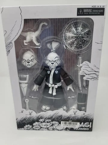 NECA TMNT Usagi Yojimbo 7" Black & White Sakai Edition Action Figure New Free Sh Cover