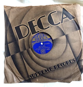 ARTHUR LALLY Sally / Fall In and Follow The Band UK Decca 78 foxtrot swing dance - Picture 1 of 3