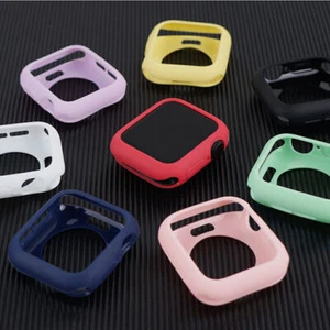 Bumper Case TPU Shell Protector Silicone 41/45MM for Apple Watch Series 7 6/5/4 - Picture 1 of 22