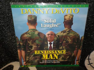 Renaissance Man Letterbox Laserdisc LD Danny DeVito Free Ship $50 Foto 1 de 2