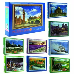 Puzzle Erwachsene Lernspiel Spielzeug Kinder Erwachsene Geburtstag Weihnachtsgeschenk 1000 Teile - Bild 1 von 67