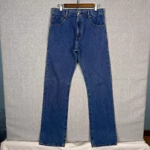 Levi's 517 Bootcut Blue Jeans Medium Wash Denim Classic Fit Mens Size 32x34 - Picture 1 of 12