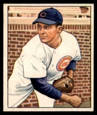 1950 Bowman Doyle Lade NICE Chicago Cubs #196B *Noles2148* - Image 1 of 2
