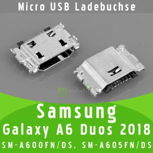 ✅ Samsung Galaxy A6 Plus Duos 2018 SM-A600FN/DS A605FN/DS presa di ricarica micro USB  - Foto 1 di 1