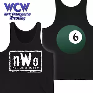 WCW nWo Syxx 6-Ball Shirt X-pac Retro 90s WWF WWE New World Order XS-2XL - Picture 1 of 4