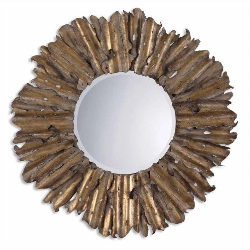 Uttermost 12742 B Hemani Antique Gold Mirror
