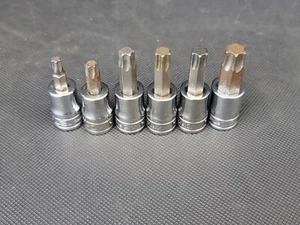 SNAP ON TOOLS 3/8 Drive TORX 6 PC Socket Set 27 40 45 47 50 55 - Picture 1 of 8
