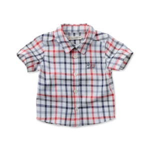 NEW Size 24 months Boys Shirt Toddler Boys Shirts Boys Check Shirt Kids Clothes - Picture 1 of 8