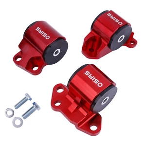 FOR BILLET ALUMINUM 2 BOLT ENGINE MOUNT KIT EG EH/DC D15/D16 B16/B18 SWAP MOTOR - Picture 1 of 8