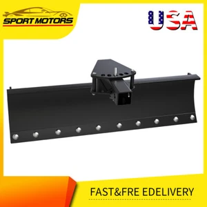 ATV/UTV Scrape Blade Implement 42" Tow Behind Box Scraper 2" Inside Imple Lift - Picture 1 of 8