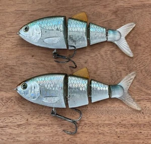 Pair SPRO Shad Chad Jointed Minnow Reticulating Fast Sink & Floater Lure Bait - Picture 1 of 8