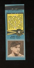 1934 Diamond Match Co. Matchbook Cover Silver Border Baseball Frank Pytlak EX/MT