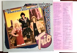DOLLY PARTON, LINDA RONSTADT, E. HARRIS TRIO WARNER BROS. VG 1987 - Picture 1 of 2
