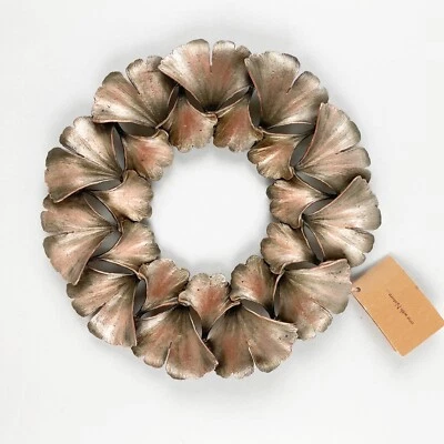 Michael Michaud Arte de Mesa Gingko Hoja Trivet 8" Corona Foto 1 de 4