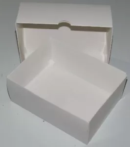 10 x SMALL WHITE REPLACEMENT BOXES 0-4-0T WAGONS O GAUGE - Picture 1 of 2