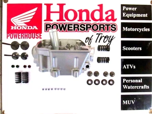 NEW GENUINE HONDA CYLINDER HEAD & VALVE KIT 2006-14 TRX450R/ER *NO CHEAP COPIES* - Foto 1 di 3