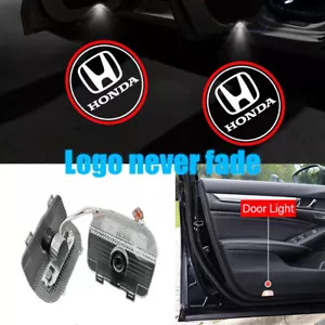 2Pcs LED HD Laser Projector Door Puddle Lights For Honda Accord 2014-2022 - Picture 1 of 7