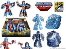 MOTU: Classics - Rokkon & Stonedar  San Diego Comic Con 2013 Exclusive Mib In Acrylic Case 875174