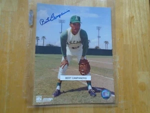 Bert Campaneris Autographed 8" x 10" Photo Oakland Athletics - Picture 1 of 2