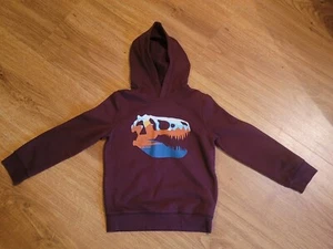 Maroon Long Sleeve Hoodie GREAT QUALITY! Boys Size 7 - Picture 1 of 2