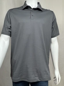Under Armour Mens Size Large Gray Heatgear Loose Fit Polo Golf Collared Shirt - Picture 1 of 8
