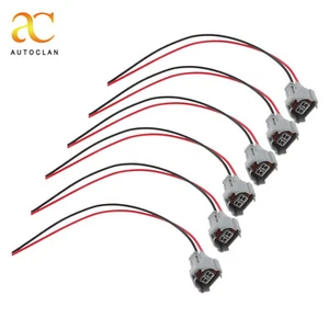 Set of 6 Fuel Injector Plug Connector Fit for 2006-2015 Lexus IS250 2.5L - Picture 1 of 12