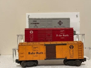 O Scale Trains Lot of 6 Box cars, (L), (PRR), (EL), - Picture 1 of 10