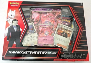 Pokemon TCG Cards Team Rocket's Mewtwo Ex Box New Sealed - Picture 1 of 2
