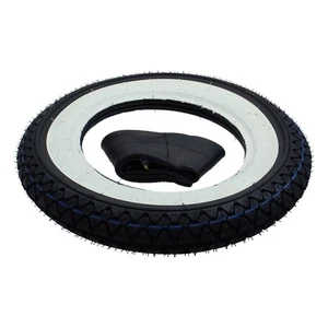 Kenda K333 Weißwand Reifen 3.50-10 51J TT + Schlauch für Vespa PX Ape - Picture 1 of 4