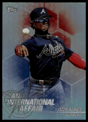 2018 Topps Chrome Update Ozzie Albies #IA-OA An International Affair - Image 1 of 2