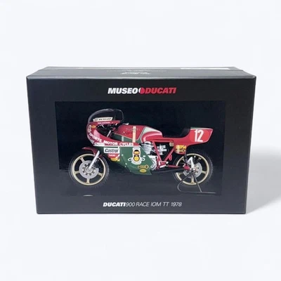 Minichamps 112 Ducati 900 Racer Iom Tt Diecast Motorcycle Model Collectible - Image 1 of 4