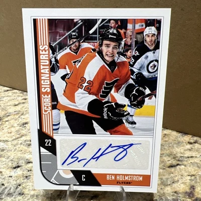 2012-13 Score - Signatures AUTO Ben Holmstrom #SS-BHO (AU) Philadelphia Flyers - Image 1 of 4