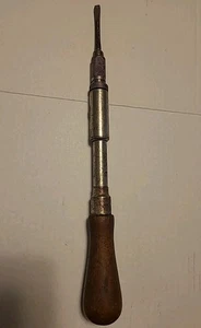 Vintage Yankee North Bros. n. 30 cacciaviti a cricchetto a doppia spirale - punta piatta - Foto 1 di 13