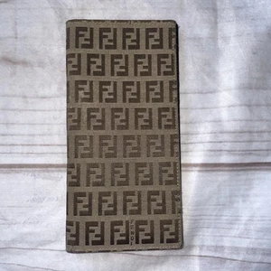Fendi Zucca Long Wallet Vintage Authentic - Picture 1 of 8