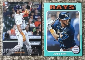José Siri Lote 2024 Topps Heritage High # Aqua 2022 Stadium Club RC Rays Astros - Imagen 1 de 2