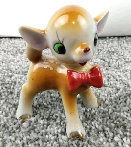 Vintage Kitsch anthropomorphe Rentier Fliege Hirsch Figur hergestellt in Japan Dekor - Bild 1 von 11
