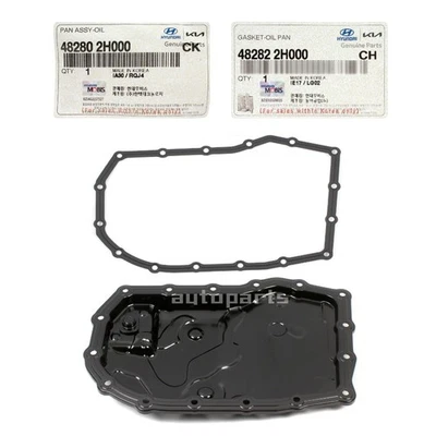 Genuine Transmission oil pan & Gasket 2EA For Hyundai Kia 2.0L 2.4L 2020-2023 - Image 1 of 4