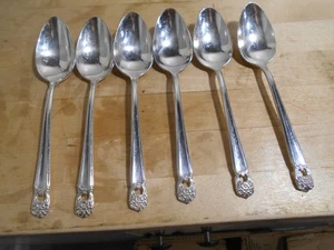 6 Rogers 1941 ETERNALLY YOURS Muster ovale Suppenlöffel IS versilbert 8266 - Bild 1 von 3