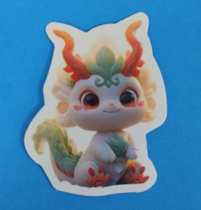Adorable Magical Fantasy Baby Dragons Sticker 2.18" x 1.75" (W) - Picture 1 of 2