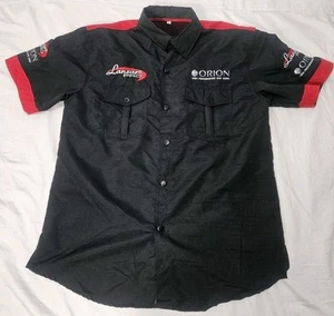 Orion High Performance Car Audio Lanzar Pro Button Up Back Vented Shirt Medium  - Picture 1 of 5