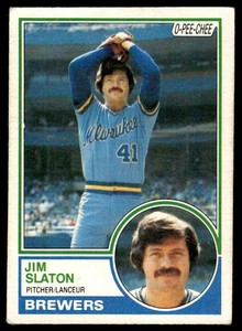 1983 O-Pee-Chee Jim Slaton Milwaukee Brewers #114 - Picture 1 of 2