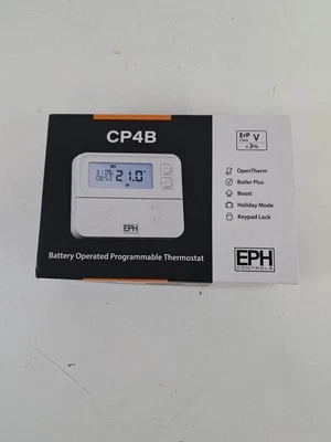 EPH CP4B OpenTherm Battery Operated Programmable Thermostat - Image 1 of 4