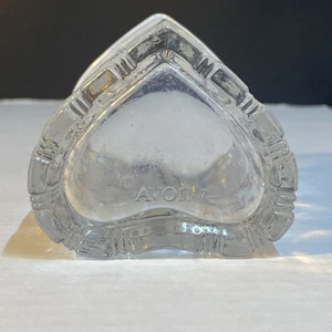 Herz Glas Vase Avon 1985 - Bild 1 von 6