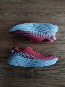 HOKA One One Rincon 2 Womens Sz 8.5 Athletic Red Running Shoes 1110515 HCWH - Picture 1 of 9