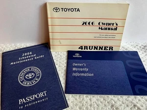 2006 Toyota 4Runner Owners Manual Scheduled Maintenance Guide Original Glovebox - Bild 1 von 8