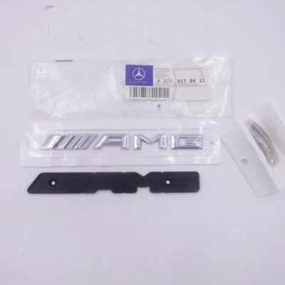 OEM Mercedes-Benz 2228170415 AMG Name Plate for 2015-2016 Mercedes-Benz S 600 - Image 1 of 3