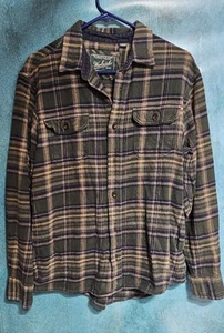 Vintage Woolrich Men's Medium Heavy Flannel Shirt - Picture 1 of 5