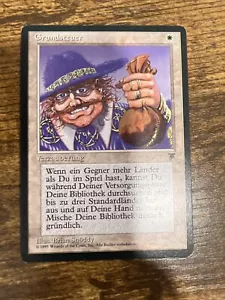 Mtg LAND TAX Legends Magic The Gathering Card 🔥 in German Language - Picture 1 of 2