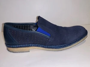 CARLO PAZOLINI Herren Couture elegante Wildleder Schuhe blau Made in Italy Größe 40 - Bild 1 von 11